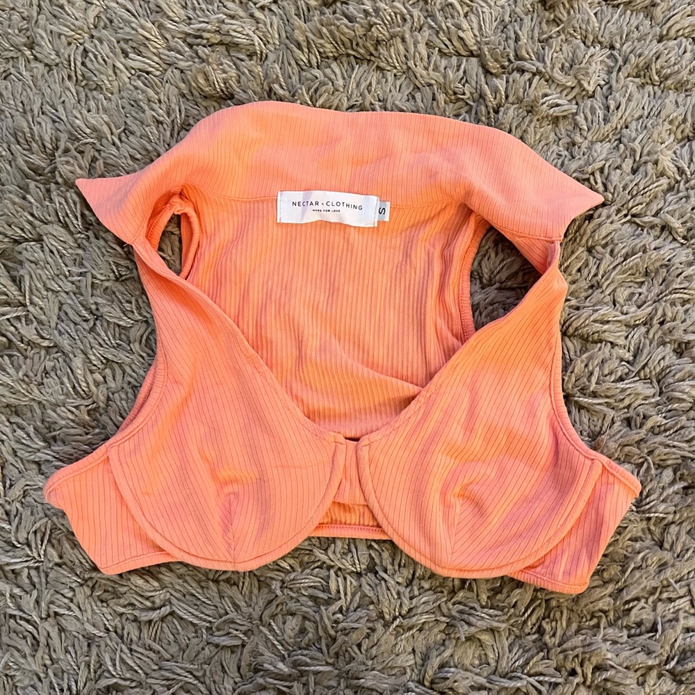 Orange Crop Top